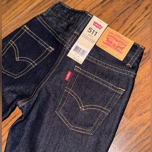 • NWT • Little Boys Levi’s 511 Slim Fit/Dark Wash Denim (6R)